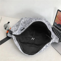 Street Hip-hop Waist Bag Unisex Nylon Fanny Pack Chest Pack