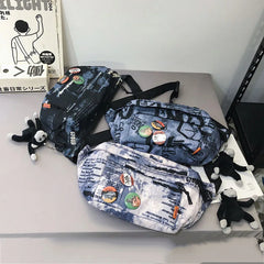Street Hip-hop Waist Bag Unisex Fanny Pack Large Capacity Shoulder Crossbody