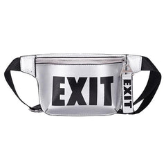 Women's Waist Bag PU Leather Chain Bananka Bags Lady's Belt Bag Fanny Pack