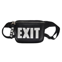 Women's Waist Bag PU Leather Chain Bananka Bags Lady's Belt Bag Fanny Pack
