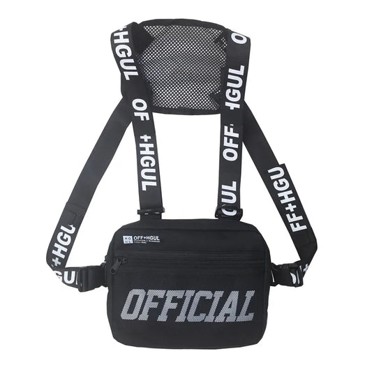 Men's Military Chest Rig Bag Hip Hop Waist Packs