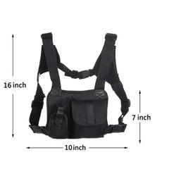 Street Style Tactical Chest Rig Bag Hip Hop Military Chest Bag