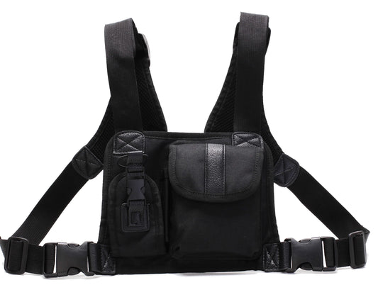 Street Style Tactical Chest Rig Bag Hip Hop Military Chest Bag