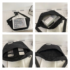 Large Capacity Crossbody Chest pack Hip hop Bags Unisex Nylon Fanny pack