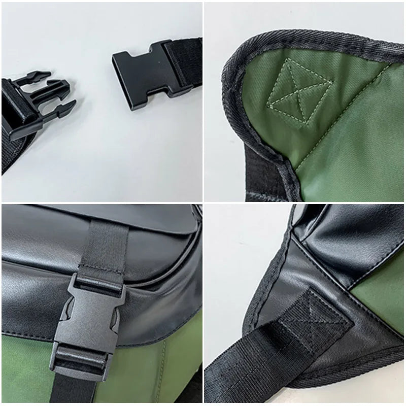 Unisex Street Waist Bag Hip-hop Wild Women Shoulder Messenger Bag