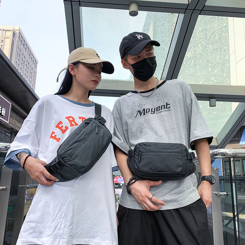 Unisex Street Waist Bag Hip-hop Chest Pack Fanny Pack Women's Belt Bags