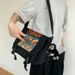 Harajuku Messenger Bag Student Schoolbag Japanese Casual Shoulder Bag