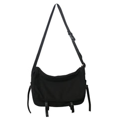 Large Canvas Shoulder Bag Unisex Messenger Hip Hop Sports Leisure Bag