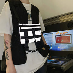 Tactical Chest Bag Streetwear Men Women Hip Hop Waist Pack Phone Pocket