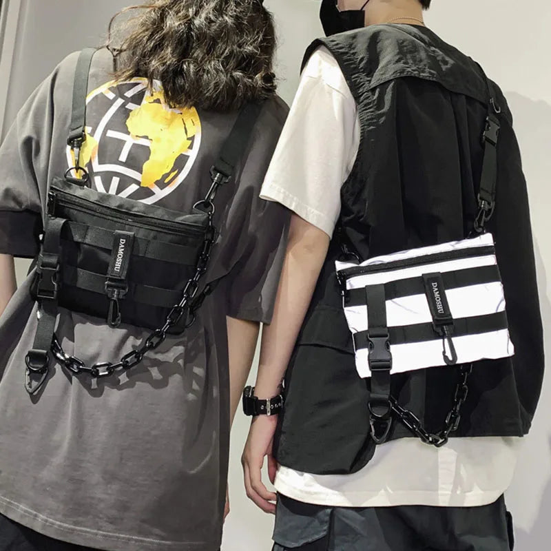 Tactical Chest Bag Streetwear Men Women Hip Hop Waist Pack Phone Pocket