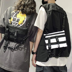 Tactical Chest Bag Streetwear Men Women Hip Hop Waist Pack Phone Pocket