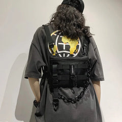Tactical Chest Bag Streetwear Men Women Hip Hop Waist Pack Phone Pocket