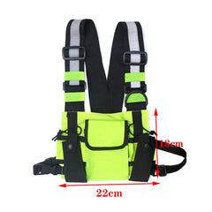 Functional Chest Rig Bag Adjustable Vest Hip-hop Chest Bag Woman Waist Pack