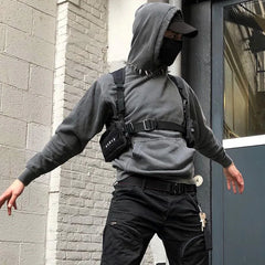 Streetwear Punk Chest Rig Bag Unisex Hip-Hop Tactical Chest Bags