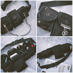 Streetwear Waist Bag Tactical Crossbody Pack Chest Bags Hip hop Unisex