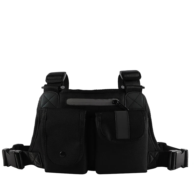Reflective Hip-Hop Chest Bags Women Waist Pack Functional Belt Bag