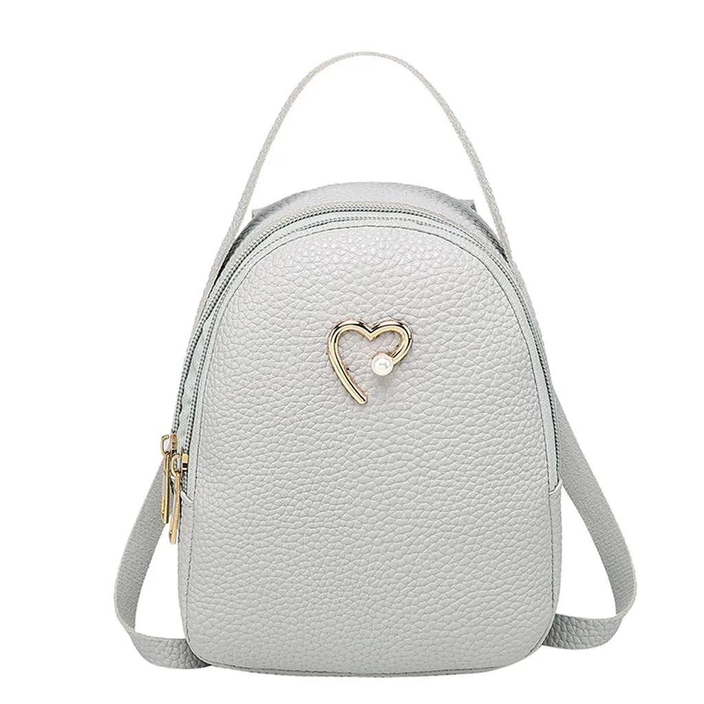 Women's Small String Backpack Letter Purse Messenger Bag