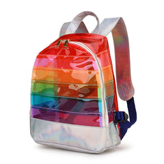 Stripe Corduroy Woman Backpack Schoolbag For Teenage Girls Boys Harajuku