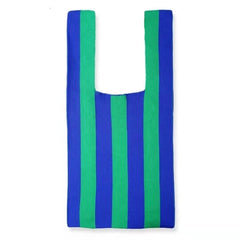 Stripe Shoulder Bag Tote for Women Purse Satchel Travel Bag