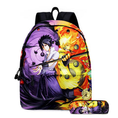 Anime School Bag Set for Students with Pencil Case
