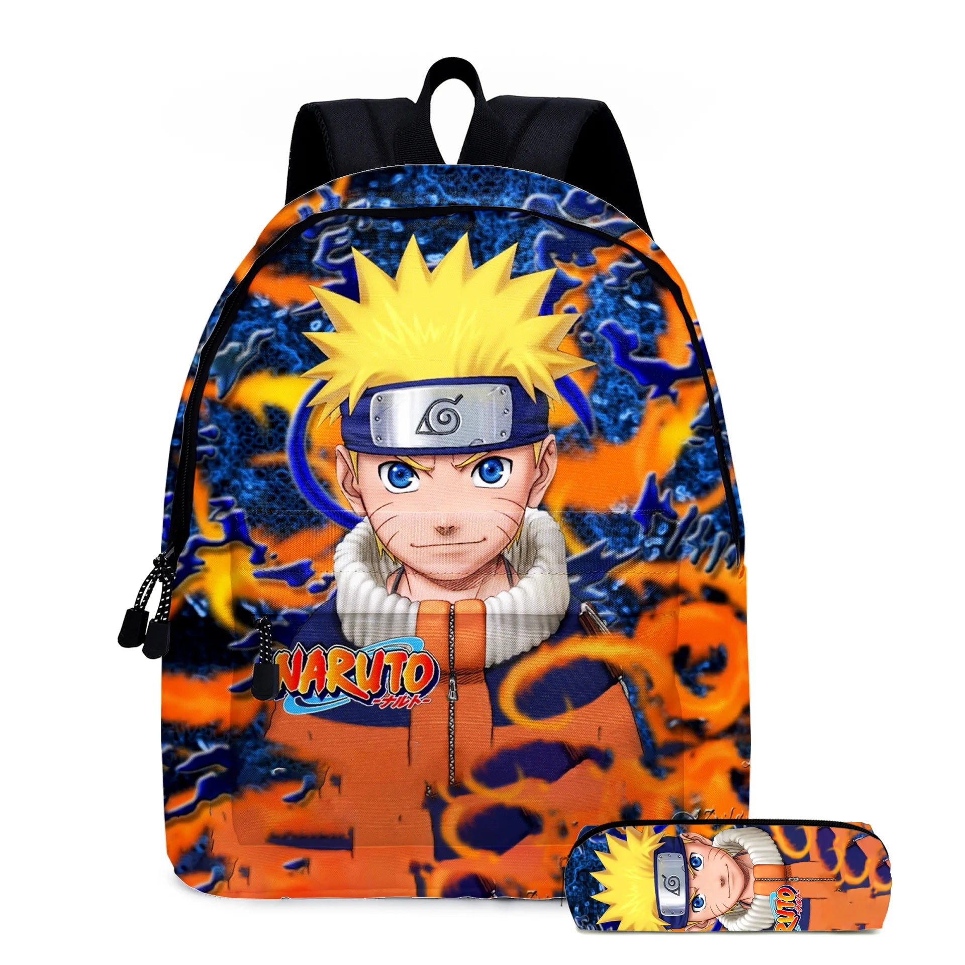 Anime School Bag Set for Students with Pencil Case