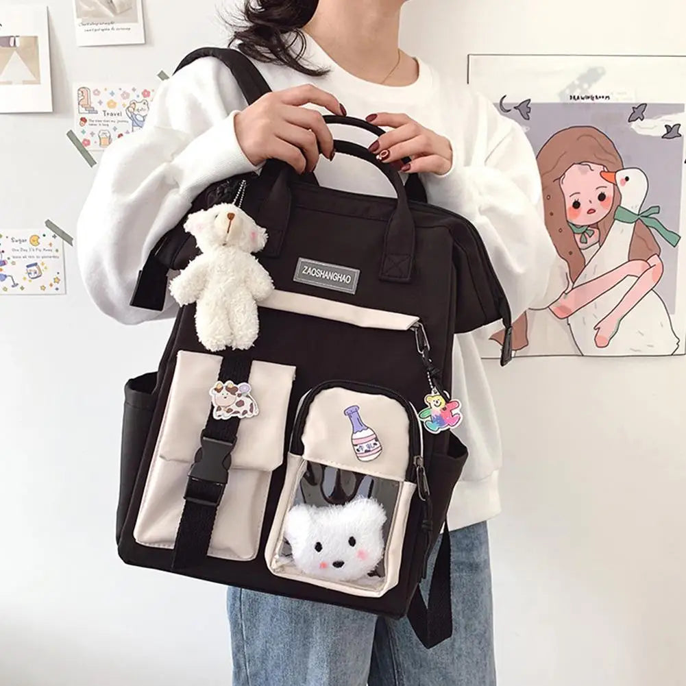 Waterproof Candy Colors Backpacks for Teenage Girls