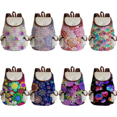 Floral Printed School Backpacks for Girls and Women