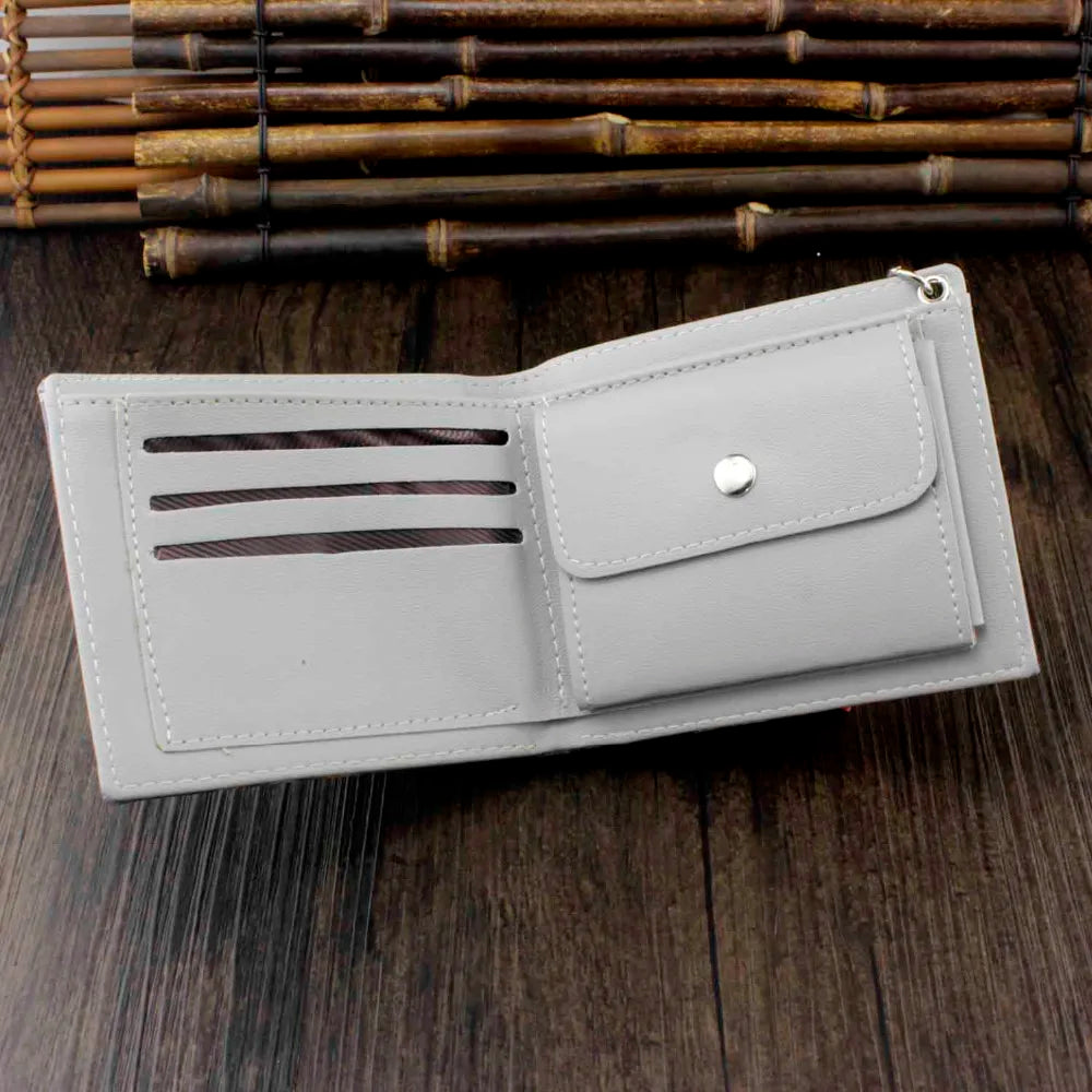 Casual Wallet with Anti Thief Chain for Men and Boys