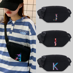Canvas Sports Messenger Waist Bag Convenient Capacity