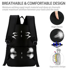 Teen School Backpack USB Anti-theft Laptop Waterproof Bag