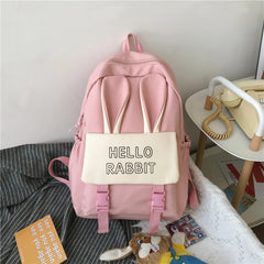 Long Eared Rabbit School Bag Female Japanese College Junior High School Student