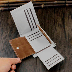 Student Man Wallet with Anti Thief Chain