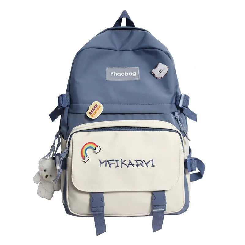 Japanese College School Backpack Large Capacity Outdoor Travel Pack