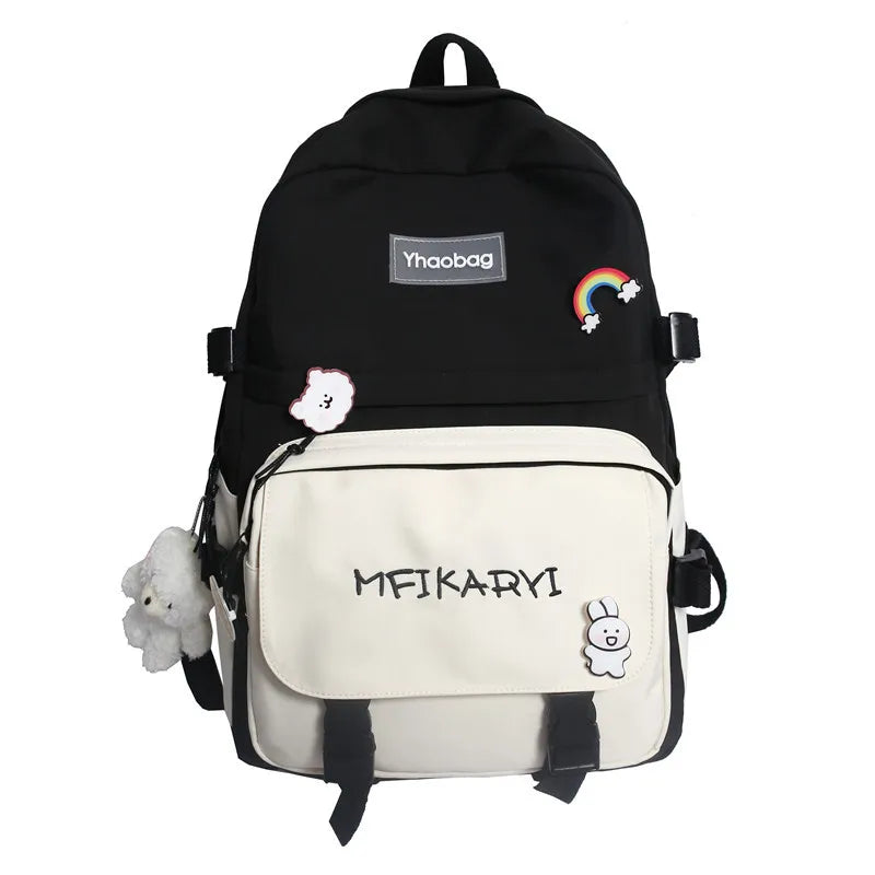 Japanese College School Backpack Large Capacity Outdoor Travel Pack
