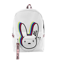 Bad Bunny Boys Girls Schoolbag Waterproof Laptop Backpack