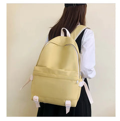 Preppy Style Girls' Backpack Waterproof Class Bag for Youth Women