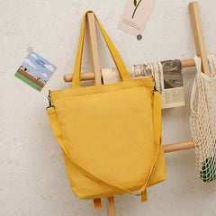 Large Capacity Women's Canvas Shoulder Bag Casual Messenger Handbag