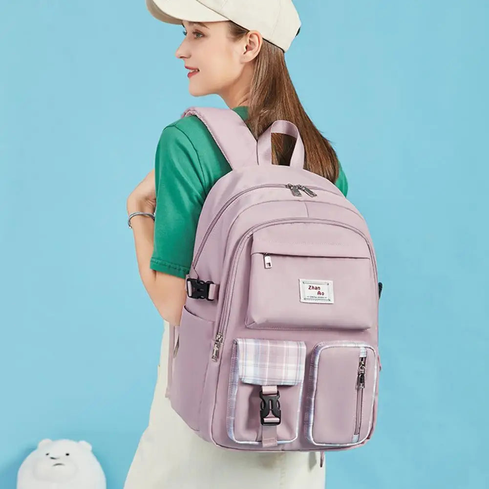 Waterproof Oxford Cloth Students Backpack School Bag