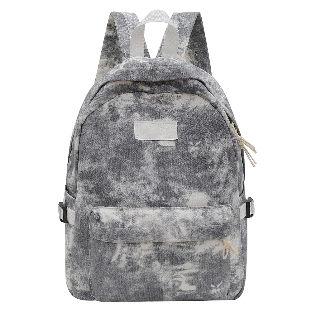 Tie Dye Large Backpack Women Travel School Rucksack Handbags