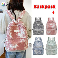 Tie Dye Large Backpack Women Travel School Rucksack Handbags