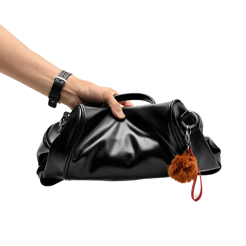 Chic Backpack Purse for Women Large Ladies Shoulder Bags with Pendants