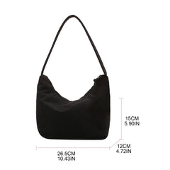 Large Capacity Underarm Bag for Women Girls Stylish Shoulder Handbag