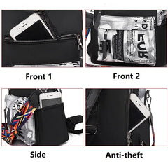 Stylish Oxford Backpacks Women Anti-theft Travel Female Shoulder Bag