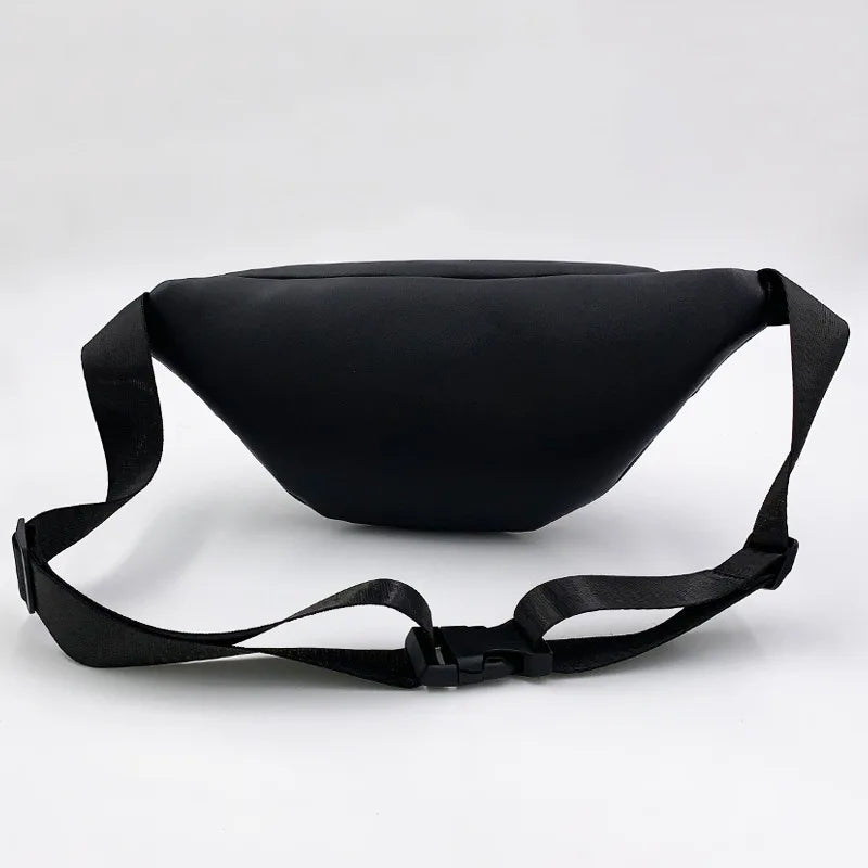 Rivet Chain Waist Bags PU Leather Fanny Pack Female Waist Pack