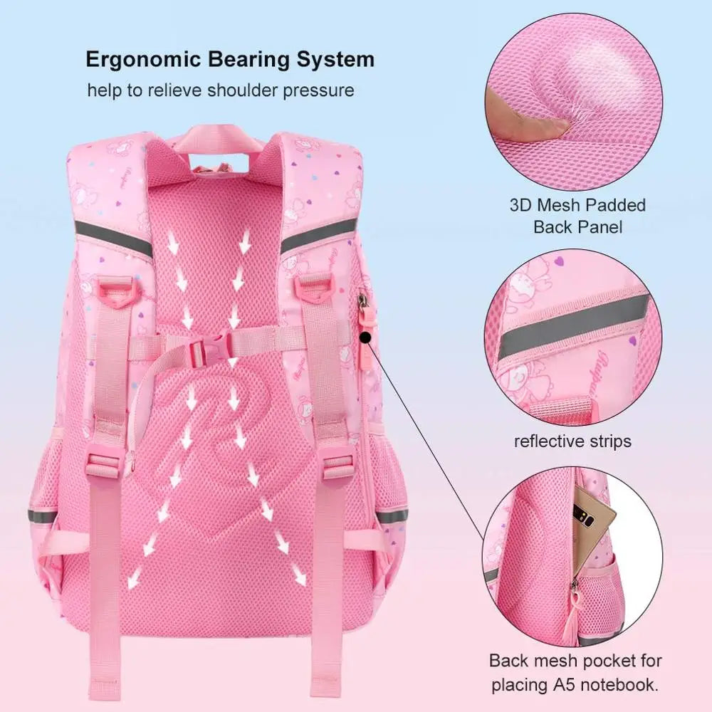 Stylish School Backpack for Girls Boys for Middle School Bookbag Outdoor Daypack