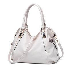 Stylish Soft Leather Handbag for Women Large Capacity One-shoulder Crossbody Bag