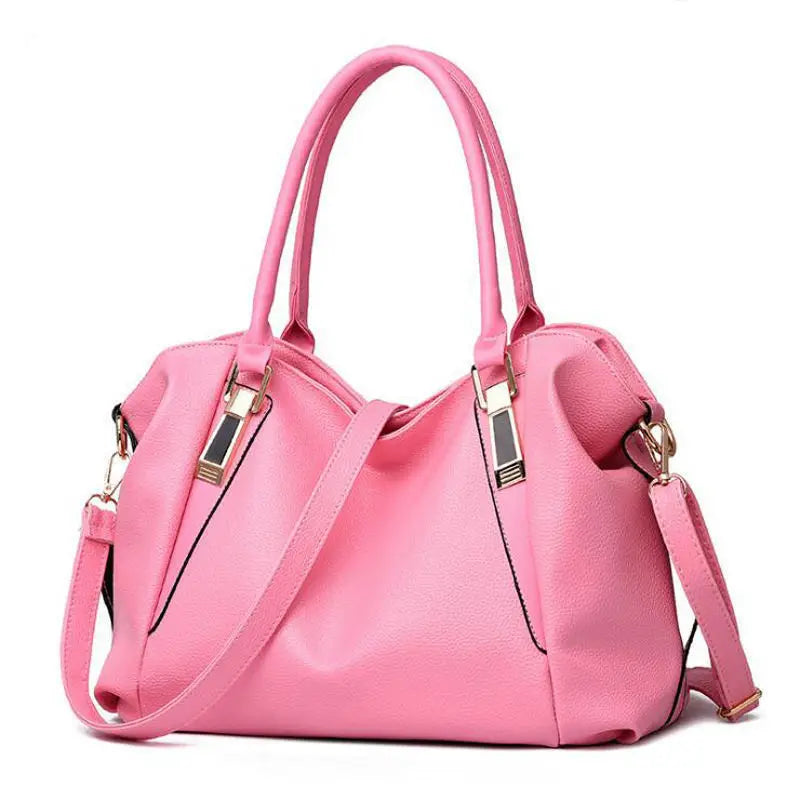 Stylish Soft Leather Handbag for Women Large Capacity One-shoulder Crossbody Bag