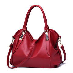 Stylish Soft Leather Handbag for Women Large Capacity One-shoulder Crossbody Bag