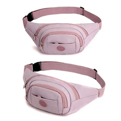 Women's Nylon Waist Bag Sports Fanny Pack