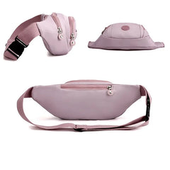 Women's Nylon Waist Bag Sports Fanny Pack